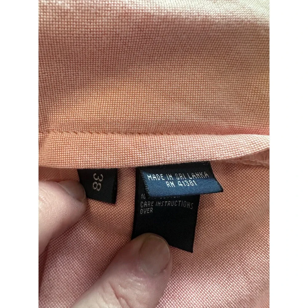 Polo Ralph Lauren Mens Peach Oxford Cotton Chino Shorts Size 38 Flat Front NWT